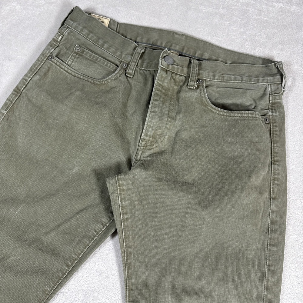 J. Crew Men's Slim Jeans in Olive Green